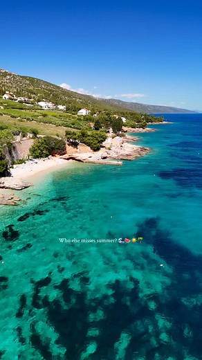 7.1K views · 2.4K reactions | POV: You’re back in Croatia. It’s 30°C. The sea is crystal clear. Miss summer? We do. 凉  Beach Skalinada, Hvar Island | Croatia Vacations | Facebook