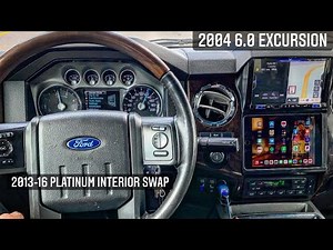 “Black Ice Box” 04 6.0 Excursion Part 5 - 2013-16 Platinum Interior swap - Walk around & the bill $$
