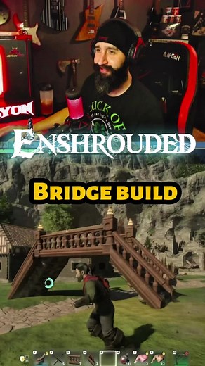 Enshrouded Bridge Construction Report: Beautiful Base Building Idea