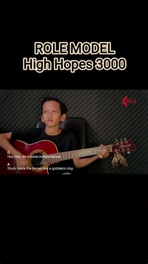 ROLE MODEL - High Hopes 3000 Guitar Chords Cover #shorts