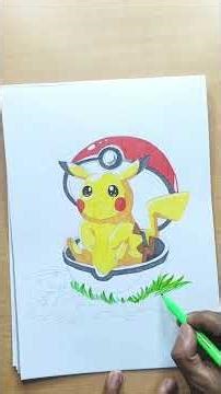 Tutorial Menggambar Pikachu Pokemon FanArt