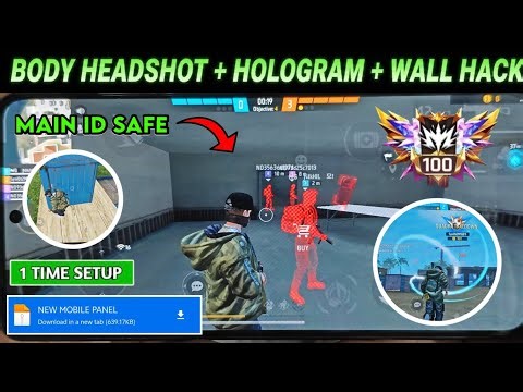 Free Fire MAX Updated Body Hologram | Body Headshot + Hologram Location + Magic Bullet + Safe Config