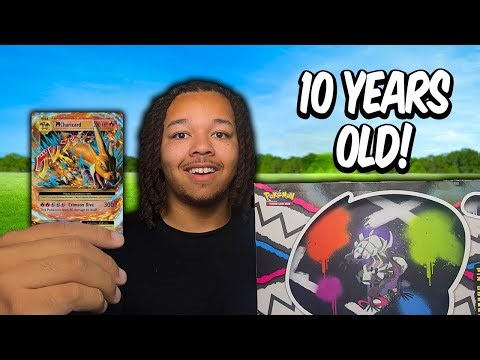 Opening A 10 Year Old Mega Pokemon Box!