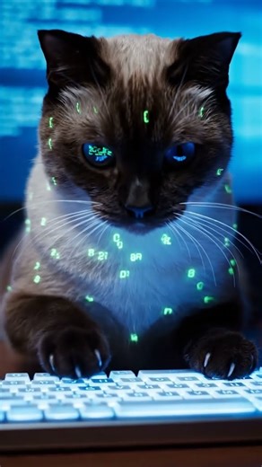 Code Cat | AI Imagines a Programmer Cat
