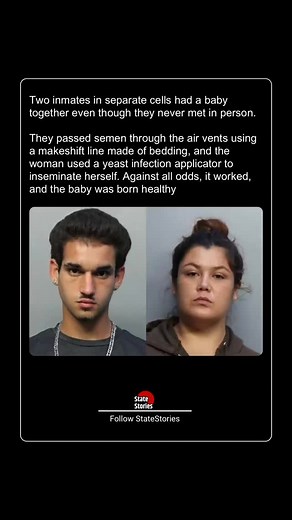 Two inmates at the Turner Guilford Knight Correctional Center in Miami-Dade, Florida Daisy Link, 29, and Joan Depaz, 23 conceived a child while housed in separate cells. According to official reports, the two communicated through the ventilation system. Depaz reportedly collected semen using plastic wrap and passed it through the vent using a line made from bedding material. Link used a yeast infection applicator to inseminate herself. In June 2024, Link gave birth to a healthy baby girl at Jack