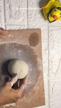 Homemade Mouldit Clay at Home | Easy Paper Clay Recipe | Air Dry Clay DIY |#homemade #clay
