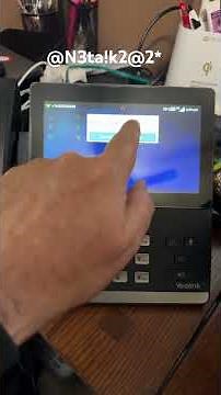 How to do a factory reset on a Verizon OneTalk Yealink T67 LTE desk phone.