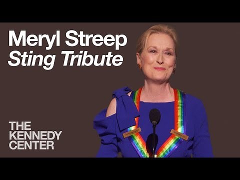 Meryl Streep (Sting Tribute) - 2014 Kennedy Center Honors
