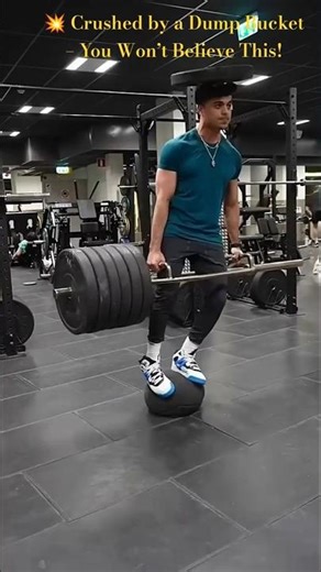 Dump Truck Bucket Falls on Head – Instant Injury! 😱