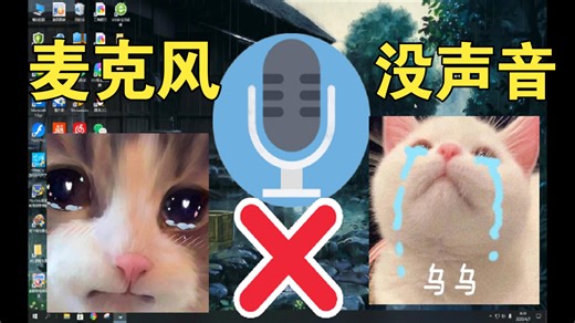 电脑 麦克风 没声音 解决办法~