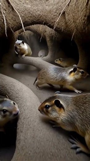 Inside a Prairie Dog Burrow 🐿️