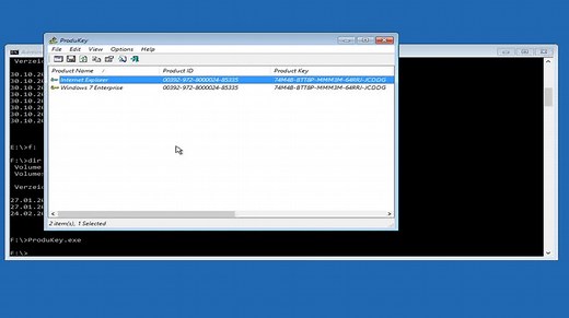 ProduKey: So liest man den Windows-Key beschädigter Installationen aus