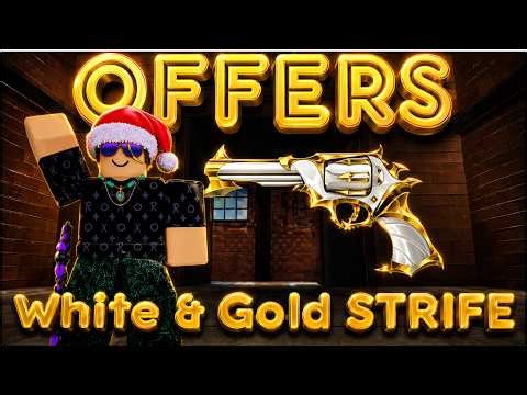 What offers does White & Gold Strife Gun get? (Roblox MVSD)