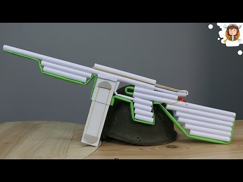 How to Make a Paper Gun that SHOOTS paper Bullets