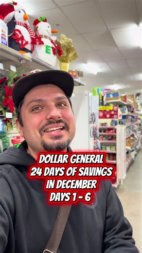 Dollar General has 24 days of deals all December! Here’s a look at days 1-6! Def hit up the holiday weekend lights tomorrow and keep your eyes peeled for jumbo plushies for Saturday! #savings #couponing #savemoney #value #deals