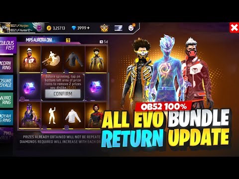 OB51 100% All Evo Bundle Return Update | New Event Free Fire Bangladesh Server | Free Fire New Event