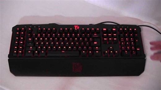 Tt eSPORTS MEKA G-Unit illuminated gaming keyboard unboxing & overview