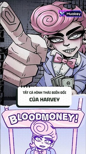What are all the Harvey transformations in Blood Money? #bloodmoney #games #steam