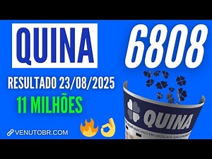 🍀 Resultado Quina 6808