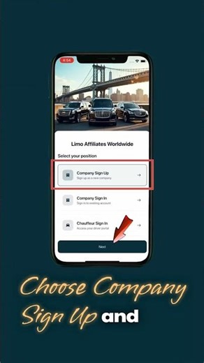 How to Sign up as a Company on Limo Affiliates Worldwide.