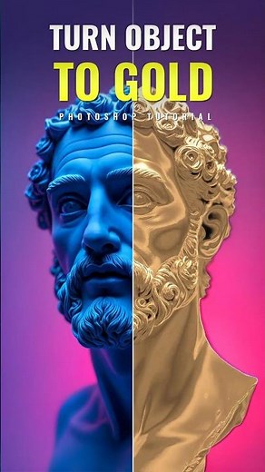 Turn Any Object into GOLD in Photoshop | Photoshop Tutorial