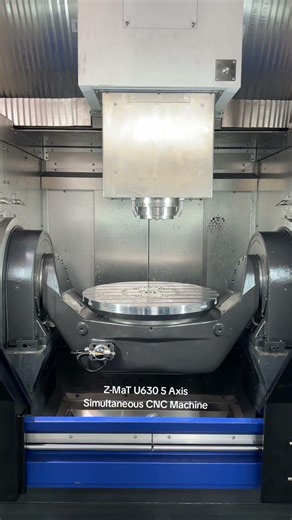 Dengan 5-Axis Simultaneos, mesin Z-MaT mampu machining geometri kompleks dalam satu kali setup.