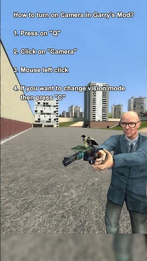 How To Turn On Camera 📹in Garry's Mod? 😱😱😱 Garry's Mod Best Tutorial #garrysmod