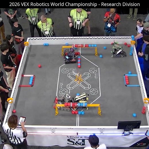 TNTN vs SJTU competitive auto VEXU 2026 Worlds - Quarterfinals #vex #override #vexrobotics #v5 #vexu