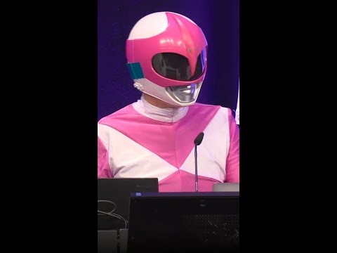 Pink Power Ranger Hacker Nukes Neo Nazi Dating Sites Live on Stage