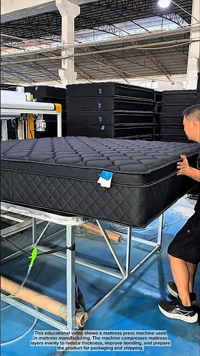 Mattress Press Machine | Mattress Compression Manufacturing Process