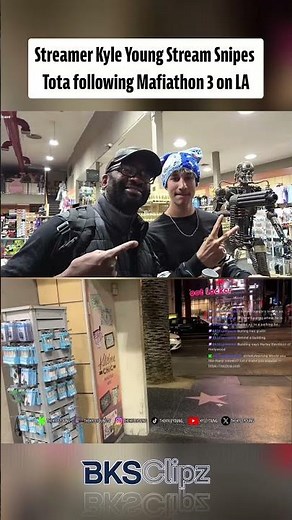 Tota gets stream sniped in LA After Mafiathon 3 by Kyle Young 🎶