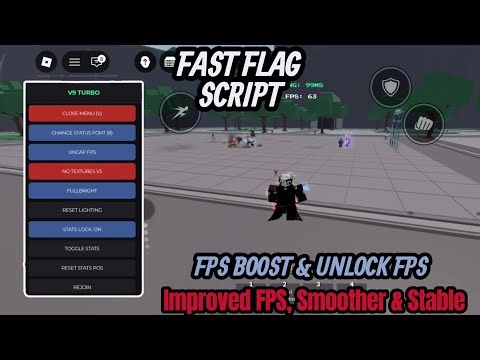 Fast Flag Script ─ Fps Boost, Unlock Fps, No Texture, Full Brightness, Smooth & Stable