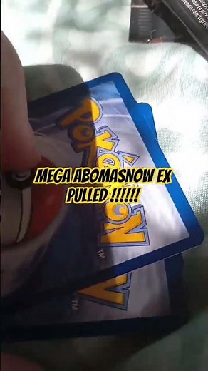 Mega abomasnow ex pulled !!!!!! #pokemoncards