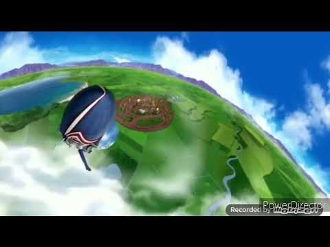 Sportacus drops his airship on Lazy Town