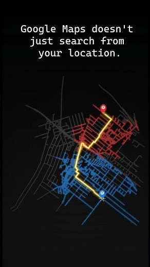 How Google Maps Actually Works? #shorts #coding