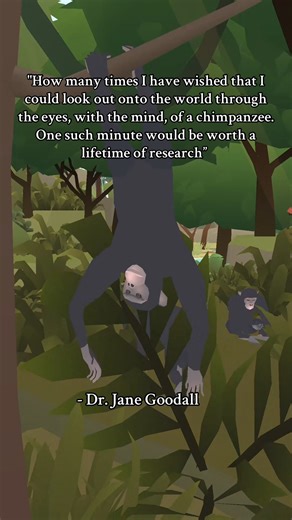 Thank you, Dr. Goodall for your incredible contributions to chimp research, conservation and the natural world as a whole 💙 | Cell to Singularity