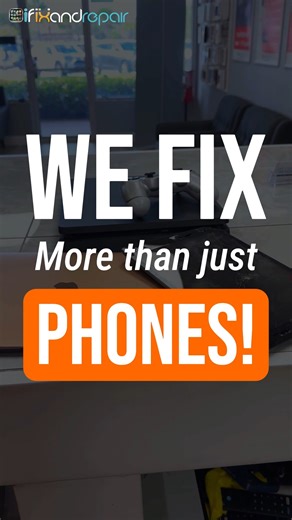 82 reactions · 3 comments | Think we only fix phones?  From tablets to game consoles and laptops — our expert techs have you covered. Walk in today and get your device back in no time ⚡ #ScreenRepair #iFixandRepair #TechRepair #PhoneRepair #QuickFix #TechTips | IFixandRepair - Corporate | Facebook