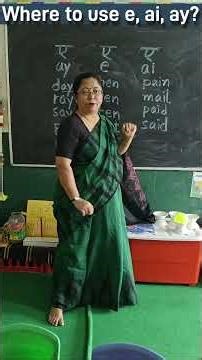 #phonicsrules #jollyphonics Where to use e, ai, ay?