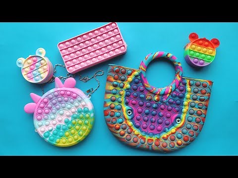 Pop It Bag Compilation - Purse, Case, Crossbag, Handbag
