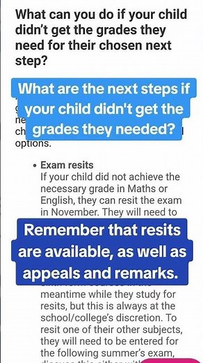 GCSE Results Day Top Advice for Parents #gcseresults
