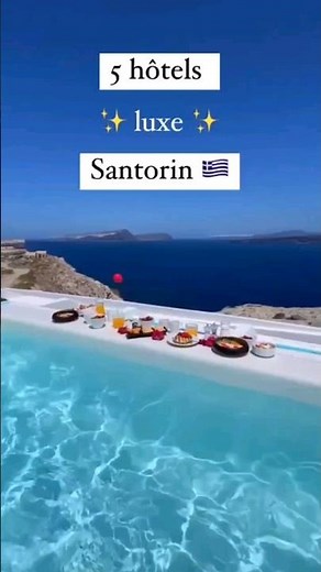 Top 5 #luxury #hotels in #santorini #greece #travel #views #top #resort #wow #beautiful #vlog