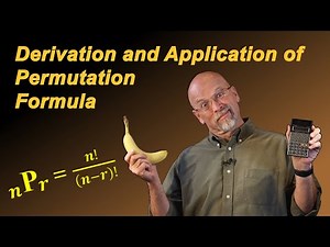 Derivation and Application of Permutation Formula in Counting