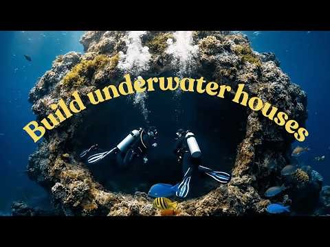 Transform underwater coral reefs into homes with double-glazed windows.