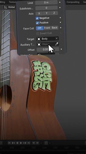 BlenderVitals on Instagram: "Stick Stickers in Blender!"