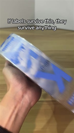 Waterproof. Tear-resistant. Built for real products. If you’re looking for labels that stay on — even in tough conditions — we make them every day. 📩 DM us for custom label solutions.#labelprinting #customlabels #durablelabels #waterprooftest