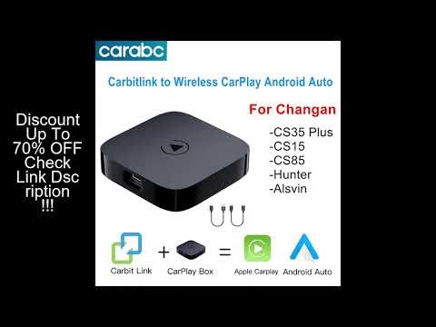 CARABC Wireless CarPlay Android Auto Carbitlink Easy Connection for Changan CS35 Plus CS15 Hunter Al