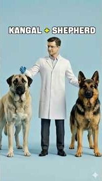 Kangal × German Shepherd Mix – The Most Powerful Hybrid Dog?