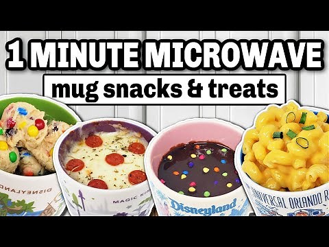 1 Minute Microwave Mug Cake Recipes | After School Snacks & Treats!