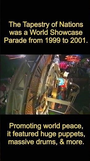 2000 Epcot Tapestry of Nations Parade | Millennium Celebration | Retro Disney VHS rip