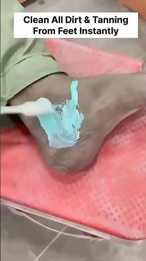 Feet Cleaning Tips | Remove Dirt & Tanning | Easy Pedicure #feetcleaningtips #feet #ytshorts